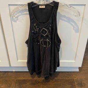 Women Hollister embellished tank top size small